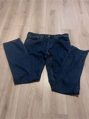 Levi's Relaxed Fit Jeans in Dark Blue Denim